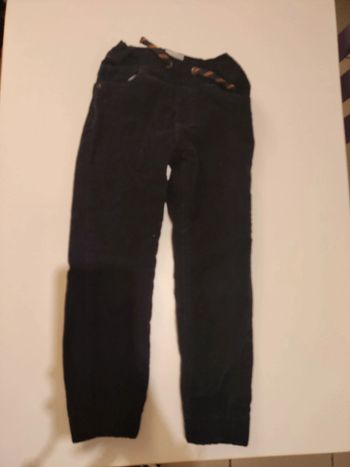 Pantalon en velours doublé