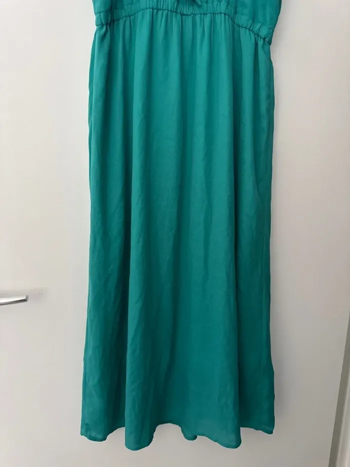 Robe d’été à franges turquoise cache cache - photo numéro 5