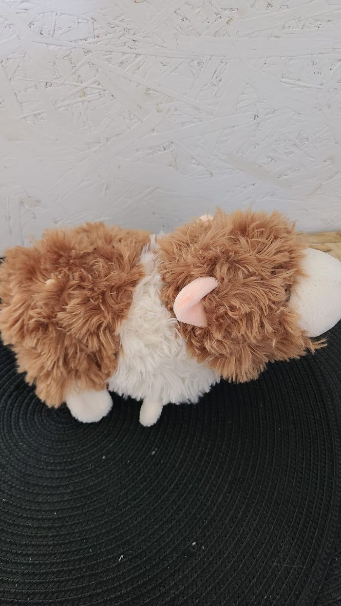 Peluche cochon d inde blanc et plusieurs tons de marron. Avec étiquette. wild republic - photo numéro 5