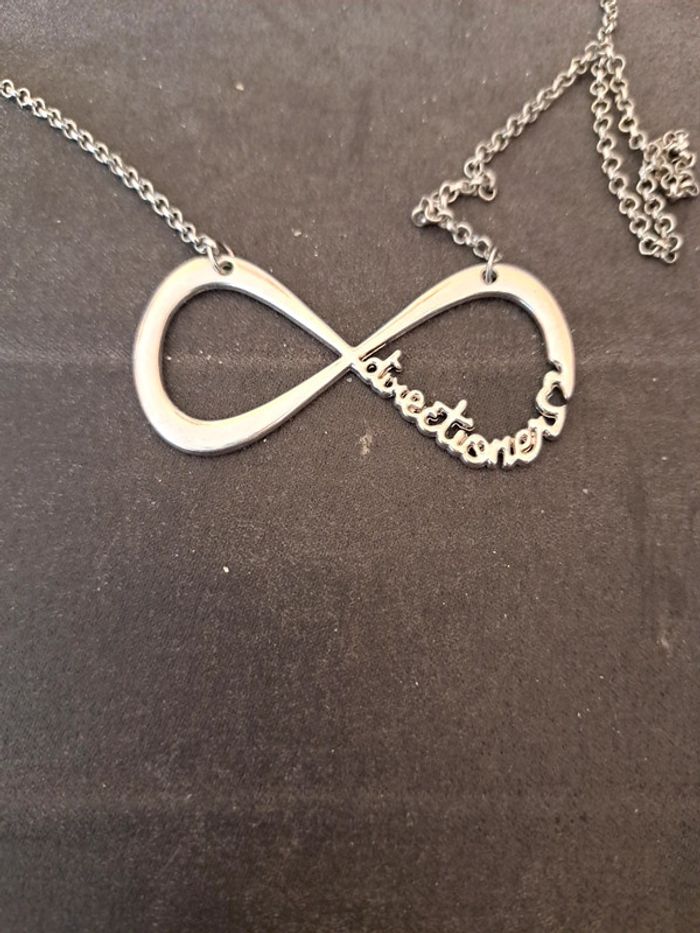 Collier femme infini argenté - photo numéro 2