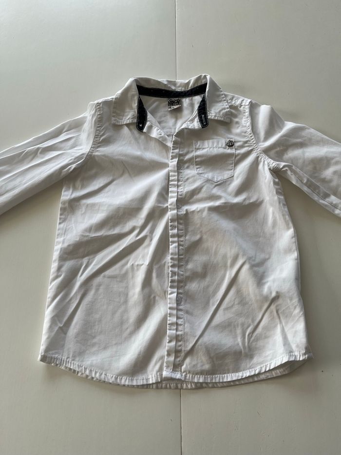 Chemise blanche Tape à l’œil.  4 ans