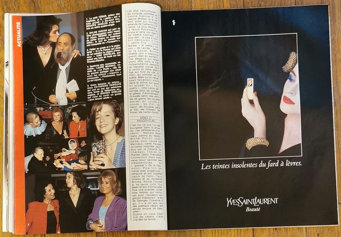 Ancien magazine Madame figaro Mireille Mathieu 1985 N°12603 vintage - photo numéro 9
