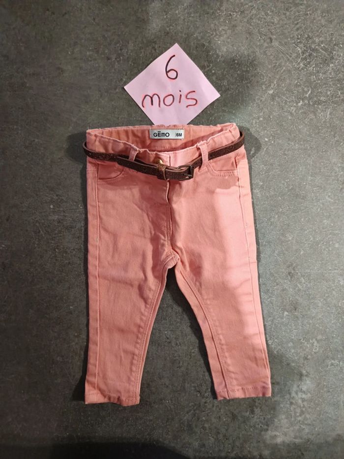 Jean rose 6 mois