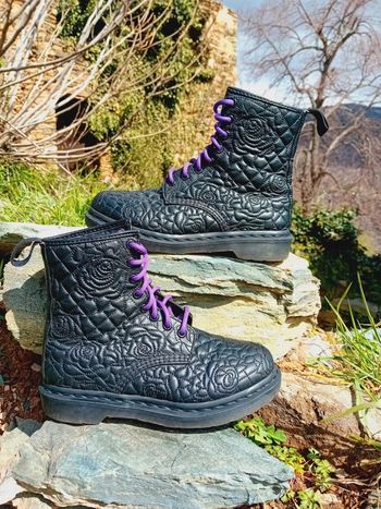 Dr. Martens Brauce roses effets capitonné 37
