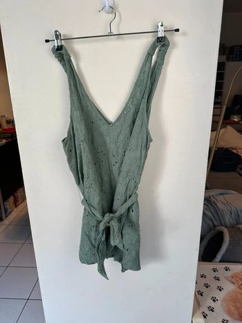 Combishort dentelle verte - Zara