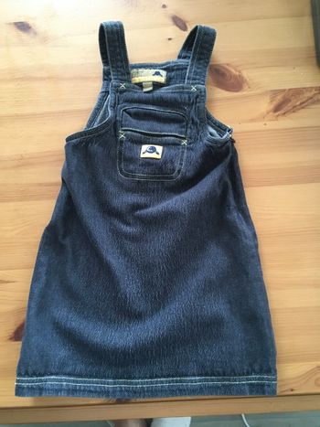 Robe salopette noire 4 ans