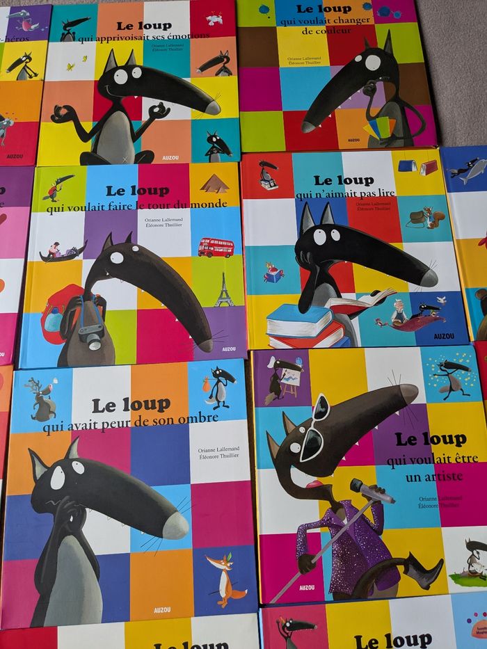 Lot de 14 livres Le Loup Auzou - photo numéro 4