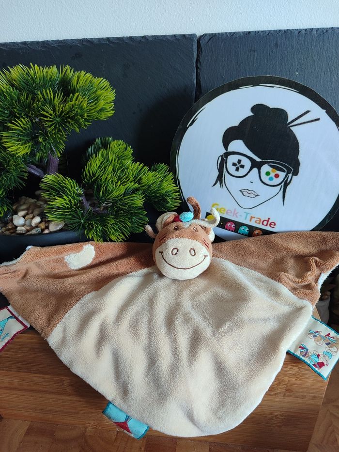 Doudou plat jument kaya beige indien noukie's carré pinto Marron cheval Tâches