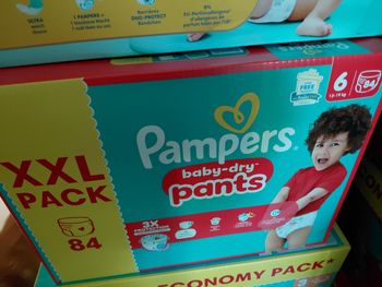 2 paquets pampers gigapack xxlpack pants taille 6