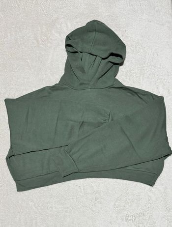 Hoodie Crop Vert Sauge 🌿 Even&Odd