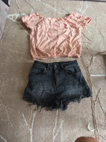 ensemble short et croc top