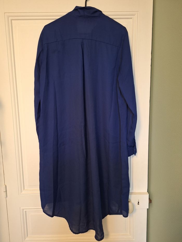 Robe chemise col lavallière - photo numéro 2