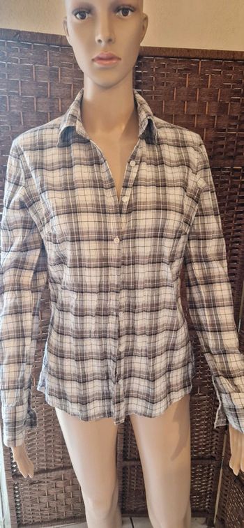 Chemise femme à carreaux Kwoman taille36