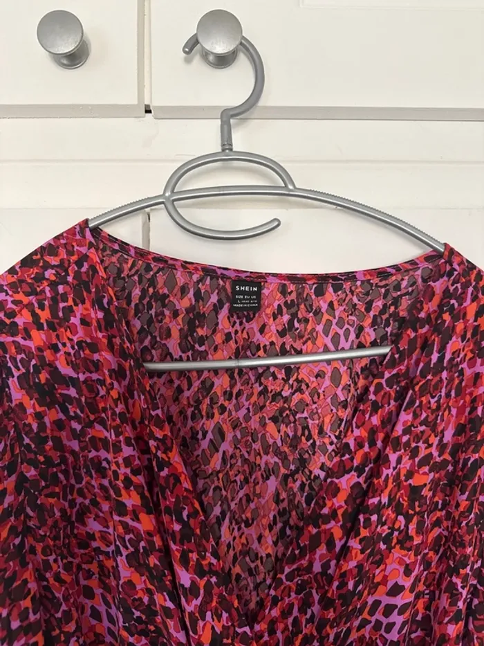 Robe ceinturée imprimée - photo numéro 2