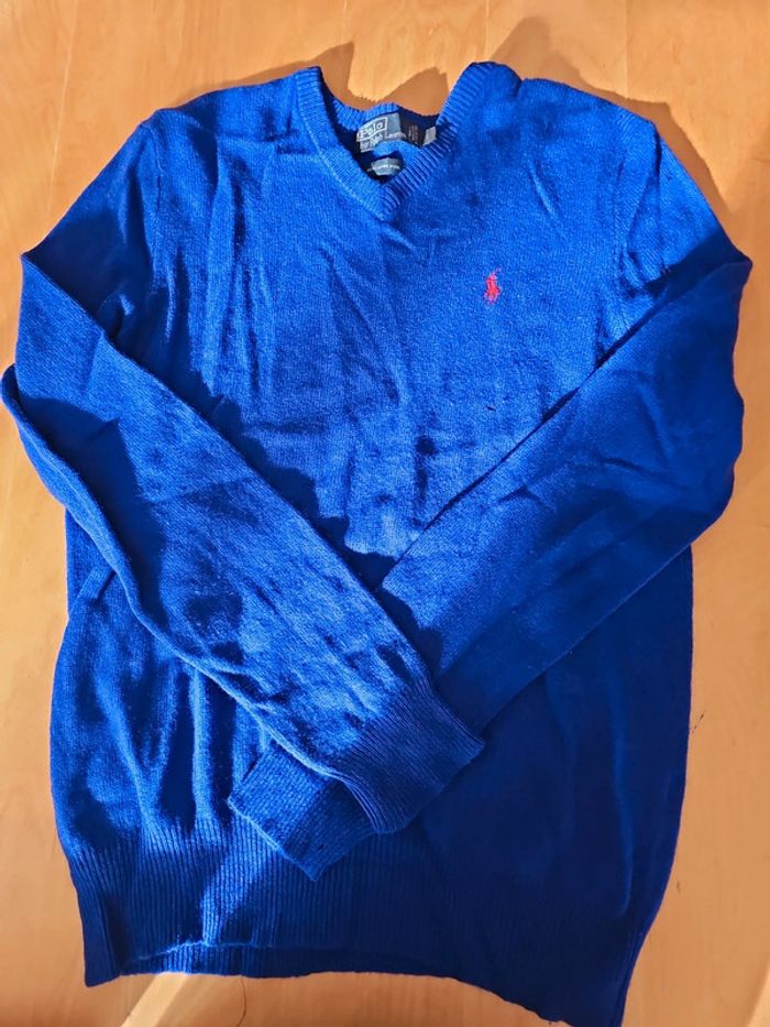 🔥Pull Ralph Lauren T.L 100% Laine d'agneau 💫👕