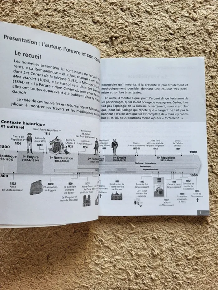Livre "Cinq nouvelles réalistes" de Guy de Maupassant - Classique & Patrimoine - photo numéro 5