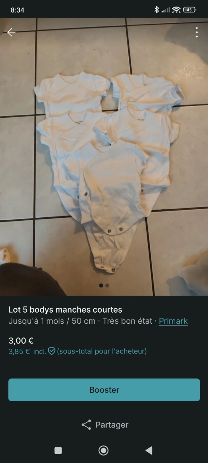 Bodies manches courtes