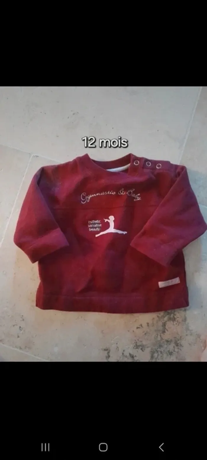 Pull fille 1 ans