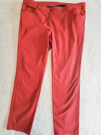Pantalon Jeans Rouge Femme Gerry Weber – Taille 46