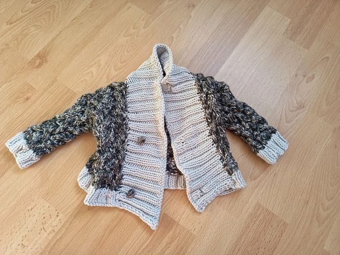 Gilet bébé 9 mois fait main