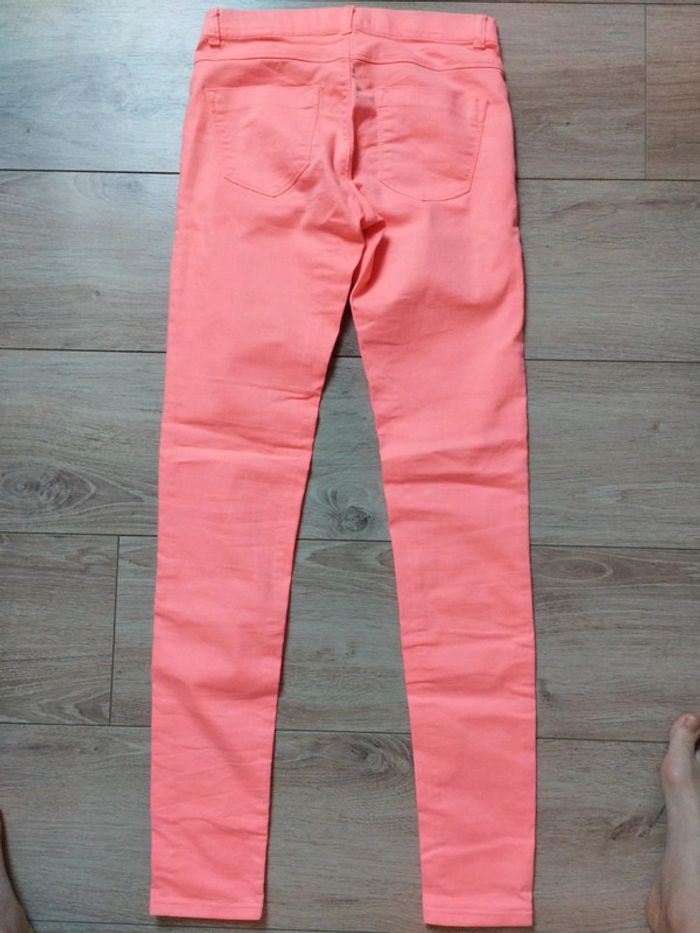 Pantalon orange corail fluo taille 34 - photo numéro 3