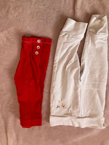 2 leggings bébés