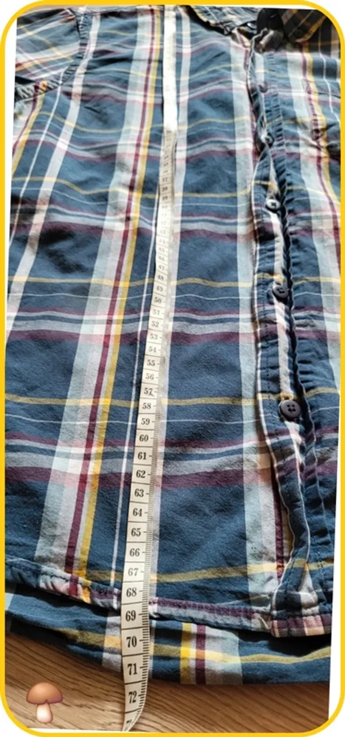 Chemise à carreaux bleu Cargo homme taille L – style casual - Très bon état - photo numéro 9