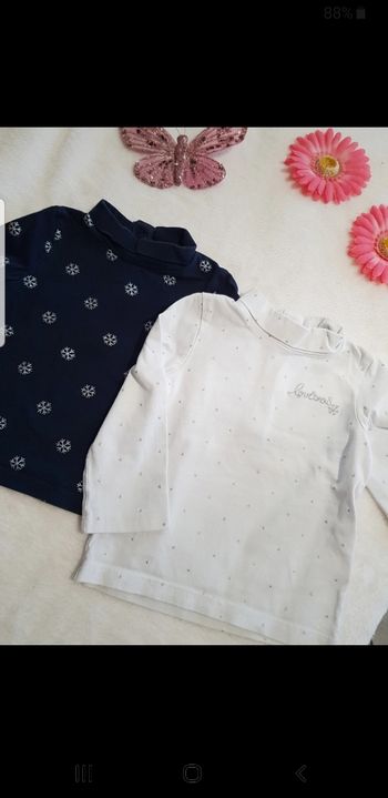 Lot de 2 ss pulls bébé taille 12 mois