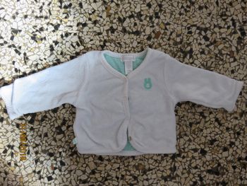 gilet obaibi taille 1 mois