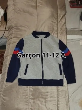 veste zippée primark garçon gris 11-12 ans