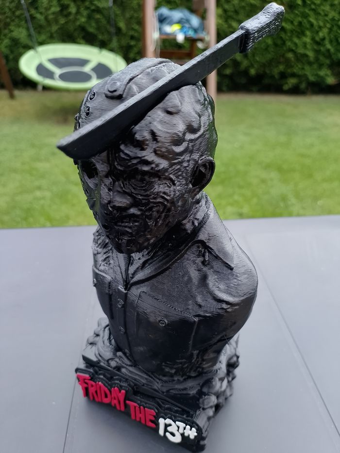 Magnifique Buste impression 3D Vendredi 13 Jason Voorhees - photo numéro 8