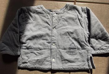 Gilet a pressions 6 mois