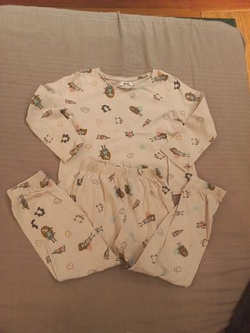 Pyjama Gemo coton 4 ans chats licornes original
