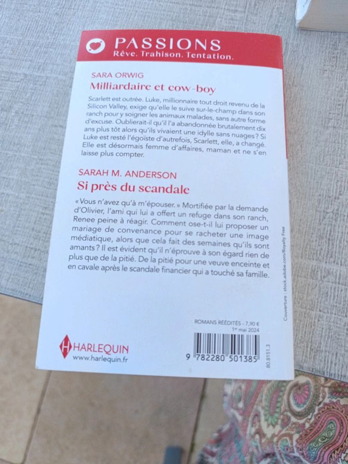 Livres harlequin Passions - photo numéro 4