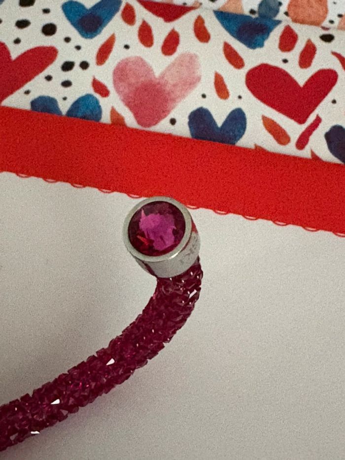 Bracelet Swarovski stardust rose fushia - photo numéro 9