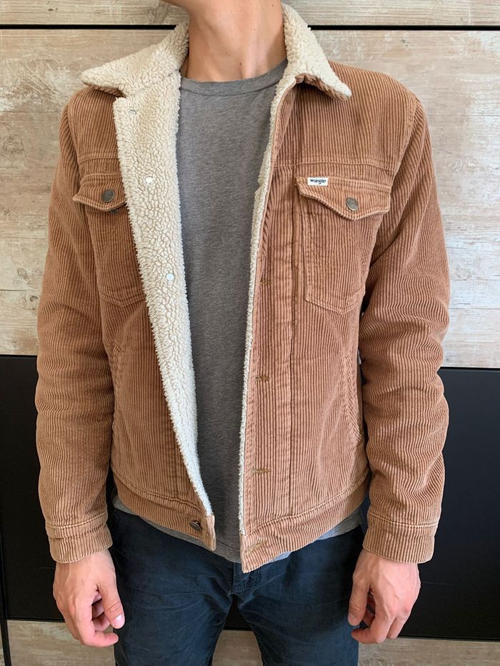 Veste Wrangler Sherpa en velours côtelé pour homme - photo numéro 6
