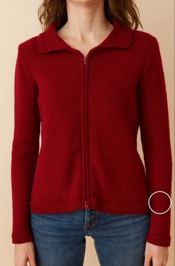 ✨ Gilet bordeaux Cyrillus – Taille 38 / 2 / M ✨