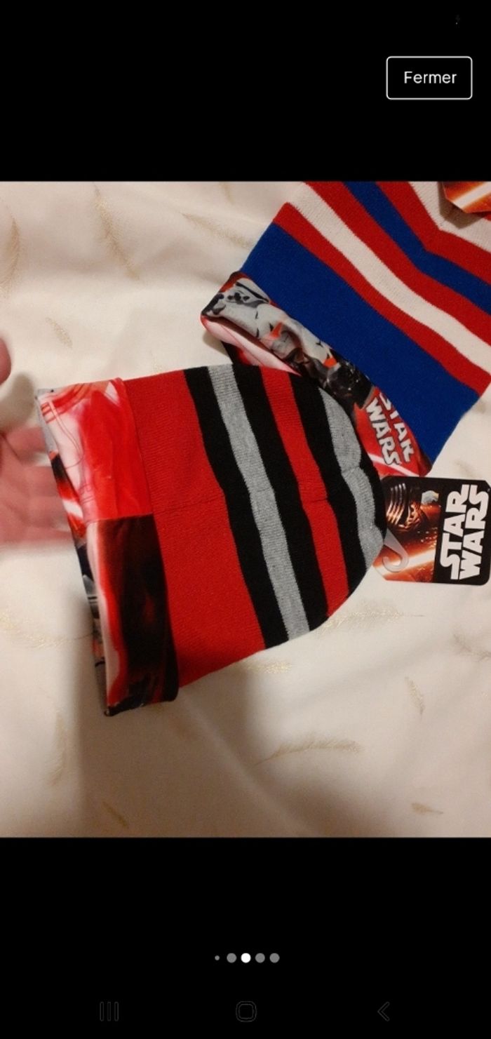 Lot de 2 bonnets star wars t 52 2 modèles garcon - photo numéro 5