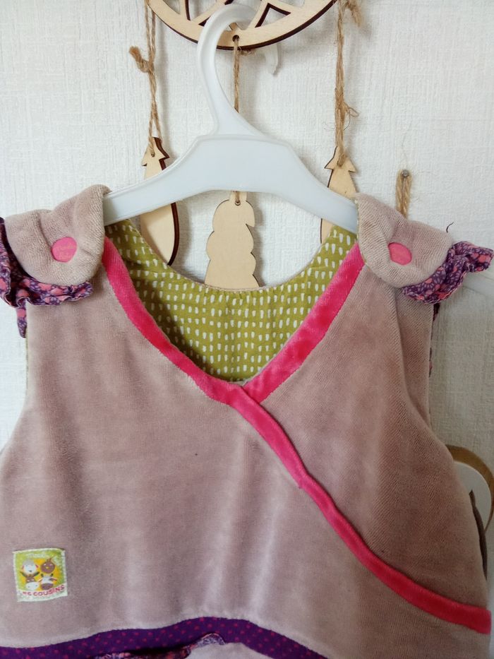 Turbulette gigoteuse bébé fille moulin roty rose perle Tog 3 , 0- 6mois - photo numéro 4