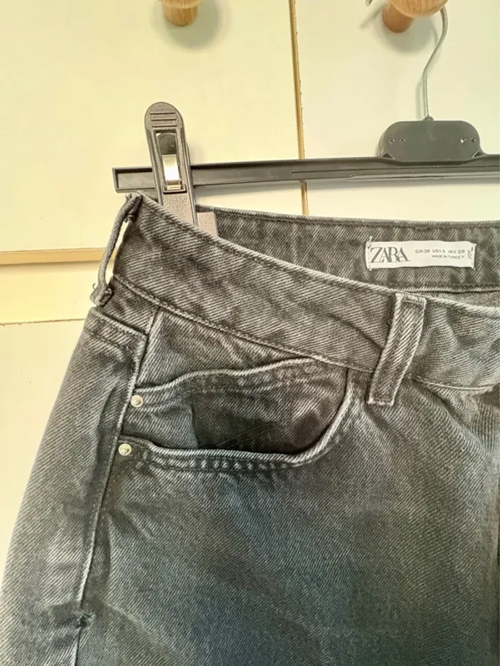 Jean Mom noir neuf - Zara - photo numéro 5