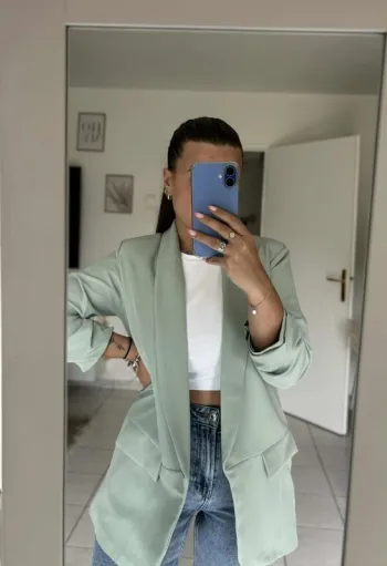 Blazer vert d’eau
