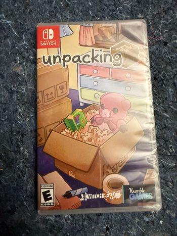 Unpacking Jeu Nintendo Switch NEUF sous blister