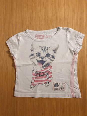 Tee-shirt chat 5 ans