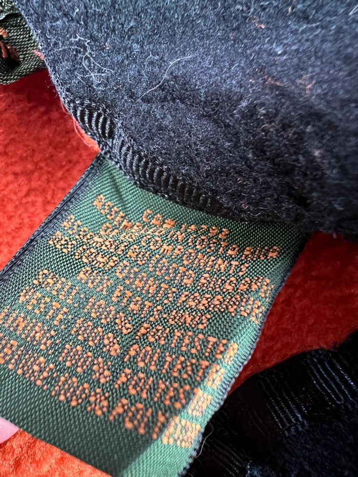 Pull polaire Timberland orange avec logo brodé – Taille XS (taille grand) - photo numéro 17