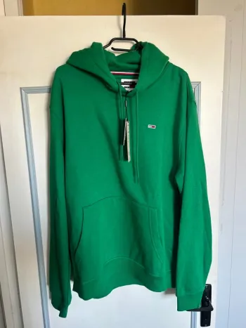 Sweat à capuche hoodie vert Tommy jeans XL