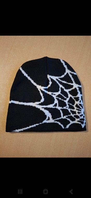 Bonnet Spider noir et blanc