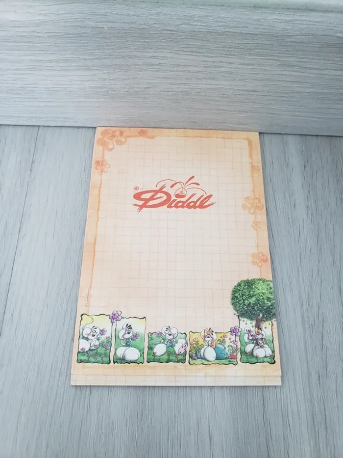 Bloc A6 avec Lot de 15 feuilles Diddl n°172