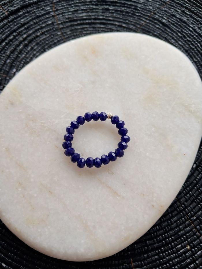 Bague bleu nuit - photo numéro 2