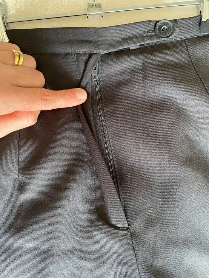 Tailleur La City blazer et pantalon marron taille 38 - photo numéro 10