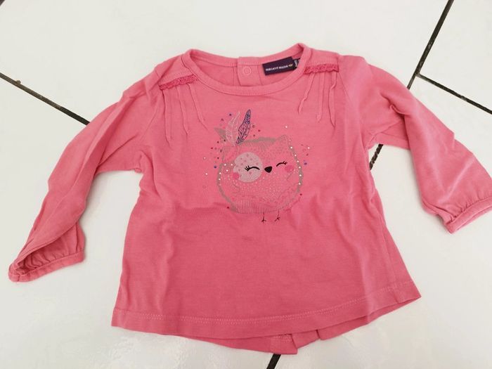 Tee-shirt manches longues chouette